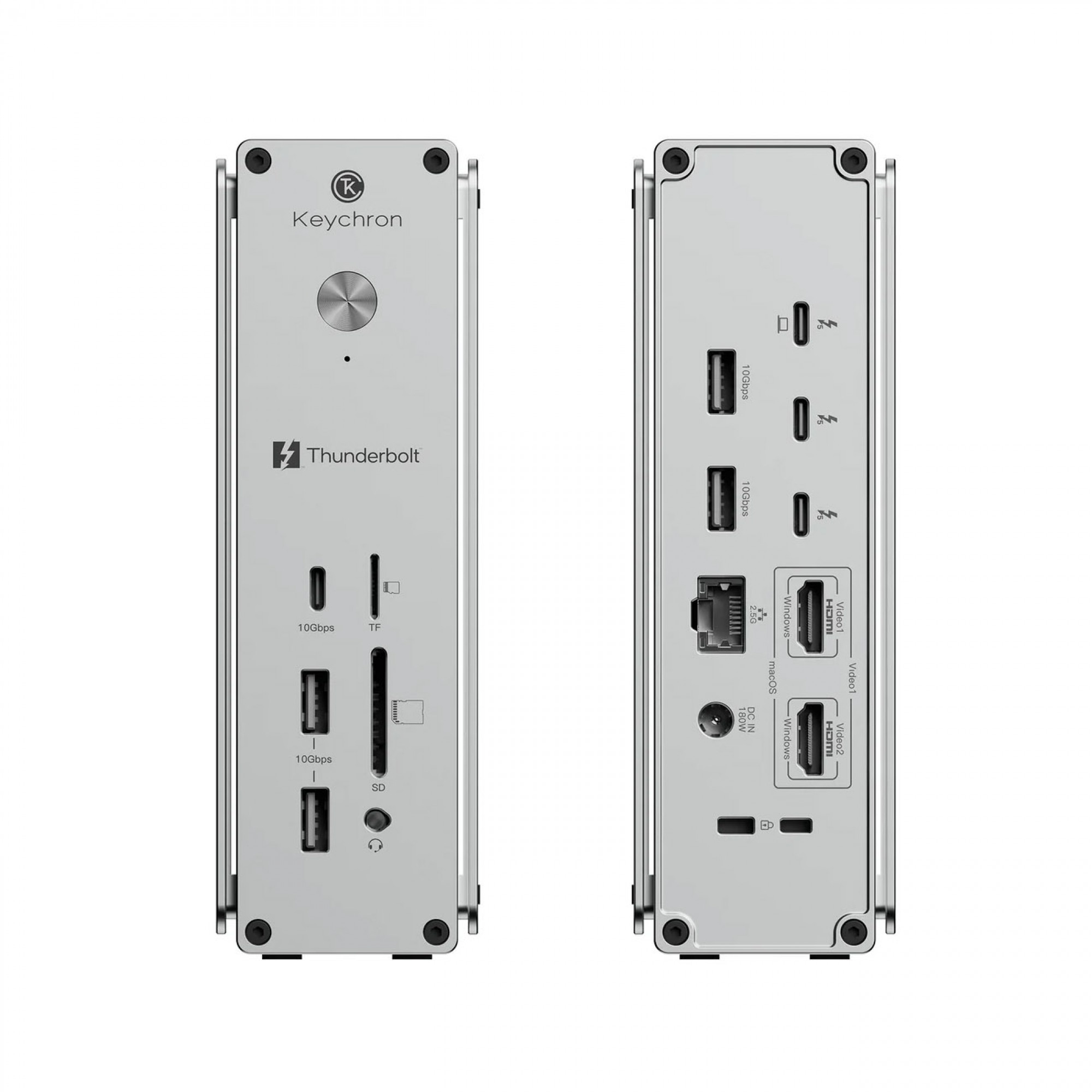 Преміальна док-станція Keychron Thunderbolt 5 Dock (14-in-1)